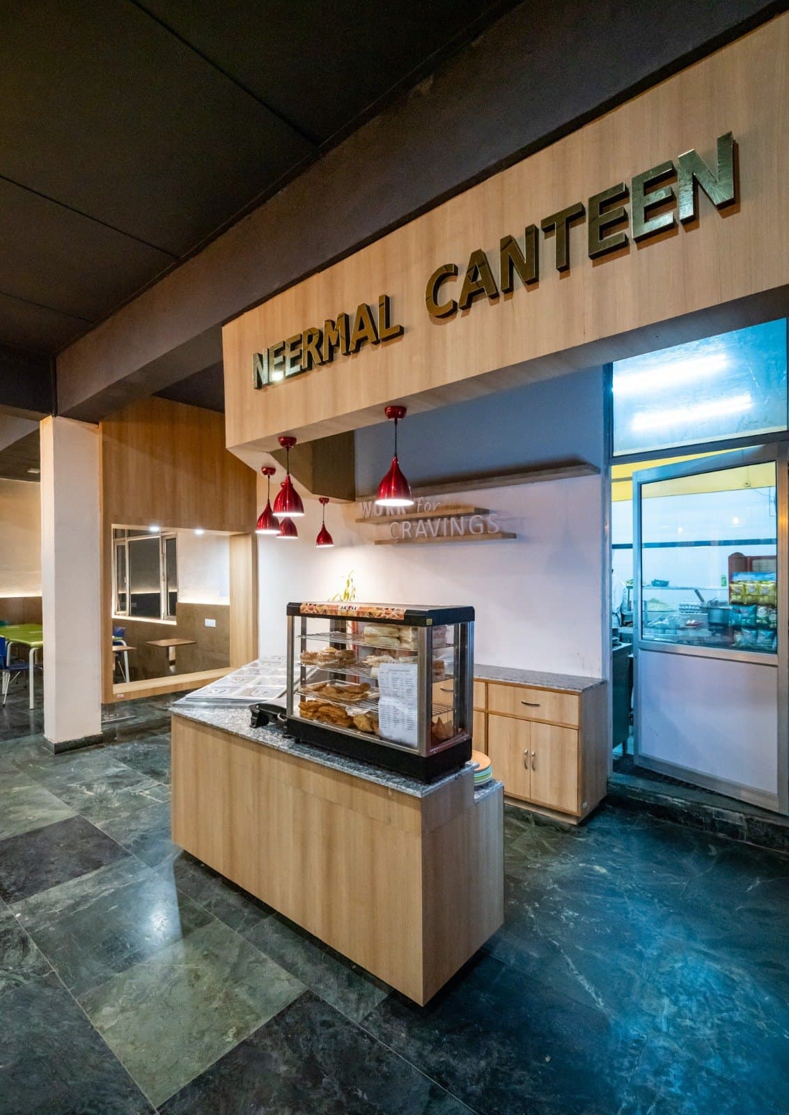 Canteen counter fit-out by Shree Balaji Industries